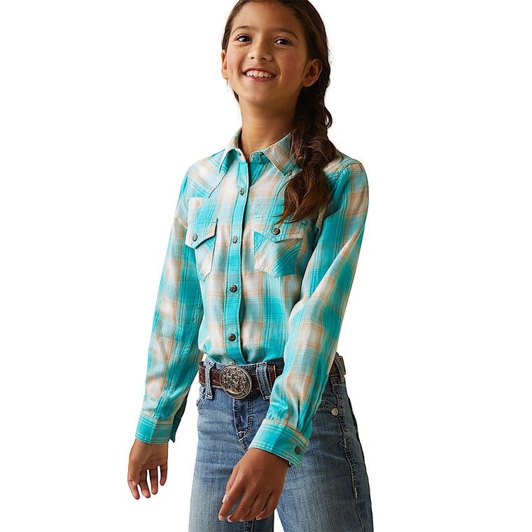 Ariat Kid's Ojai Western Shirt - Ojai Plaid