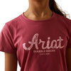 Ariat Kid's Durable Goods T-Shirt - Earth Red