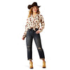 Ariat Women's Homestyle Shirt - Western Cowgirl Print