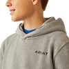 Ariat Kids Bold Hex Hoodie - Grey Heather