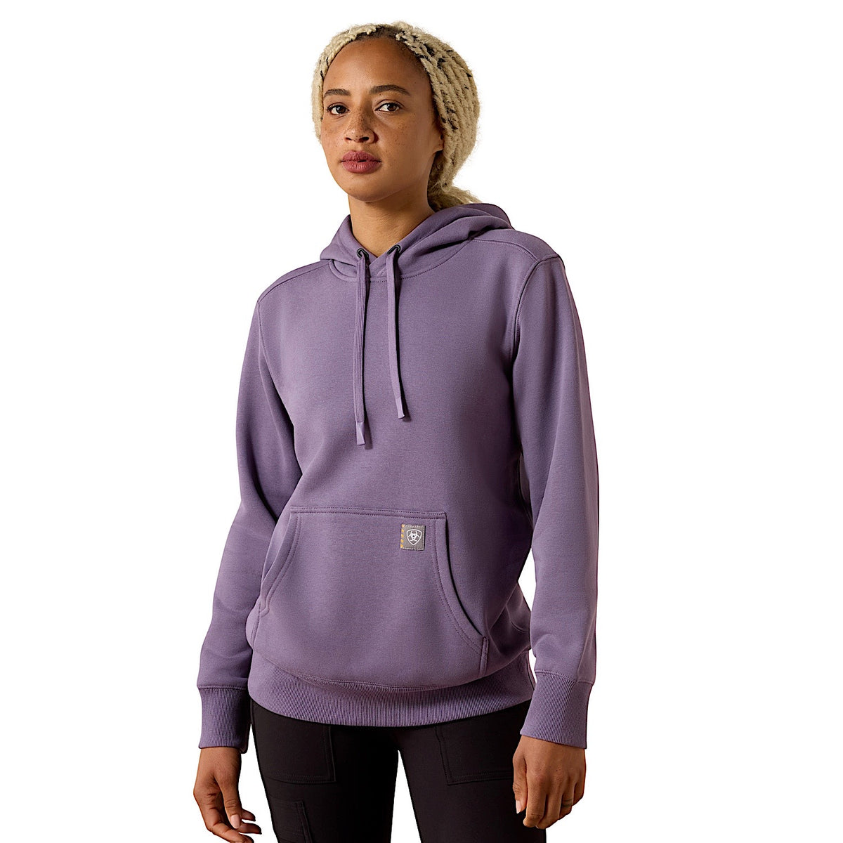 Ariat Women's Rebar Lightweight Graphic Hoodie - Mulled Grape