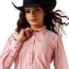 Ariat Women's Wrinkle Resistant Kirby Long Sleeve Shirt - Camellia Rose Stripe