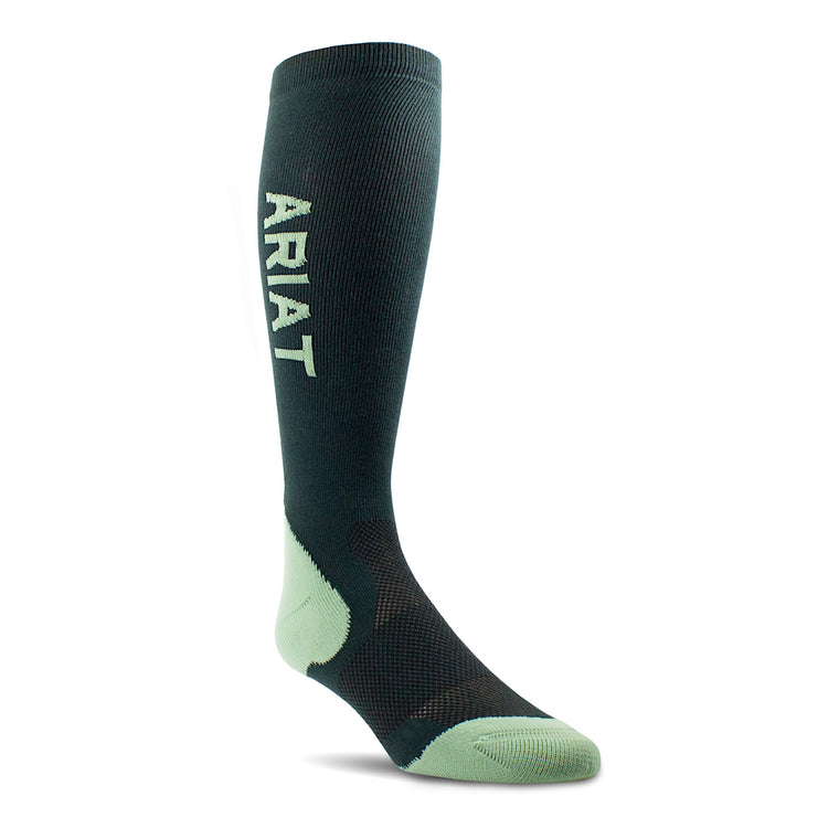 Ariat UniSex AriatTek Performance Socks Relic/ Basil