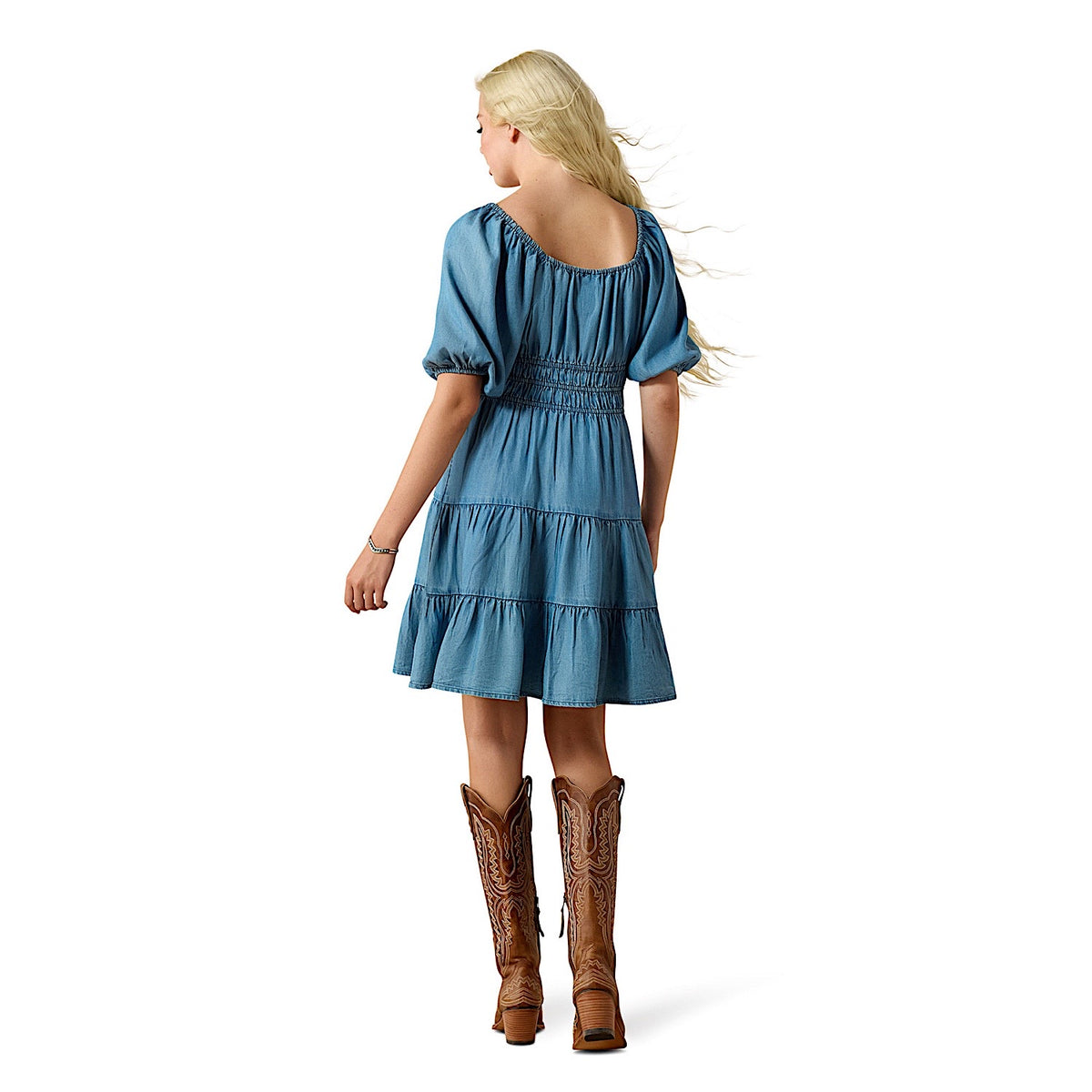 Ariat Women's Juliet Dress - Light Wash Indigo