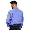 Just Country Mens Cameron 1/2 Button Work Shirt Periwinkle