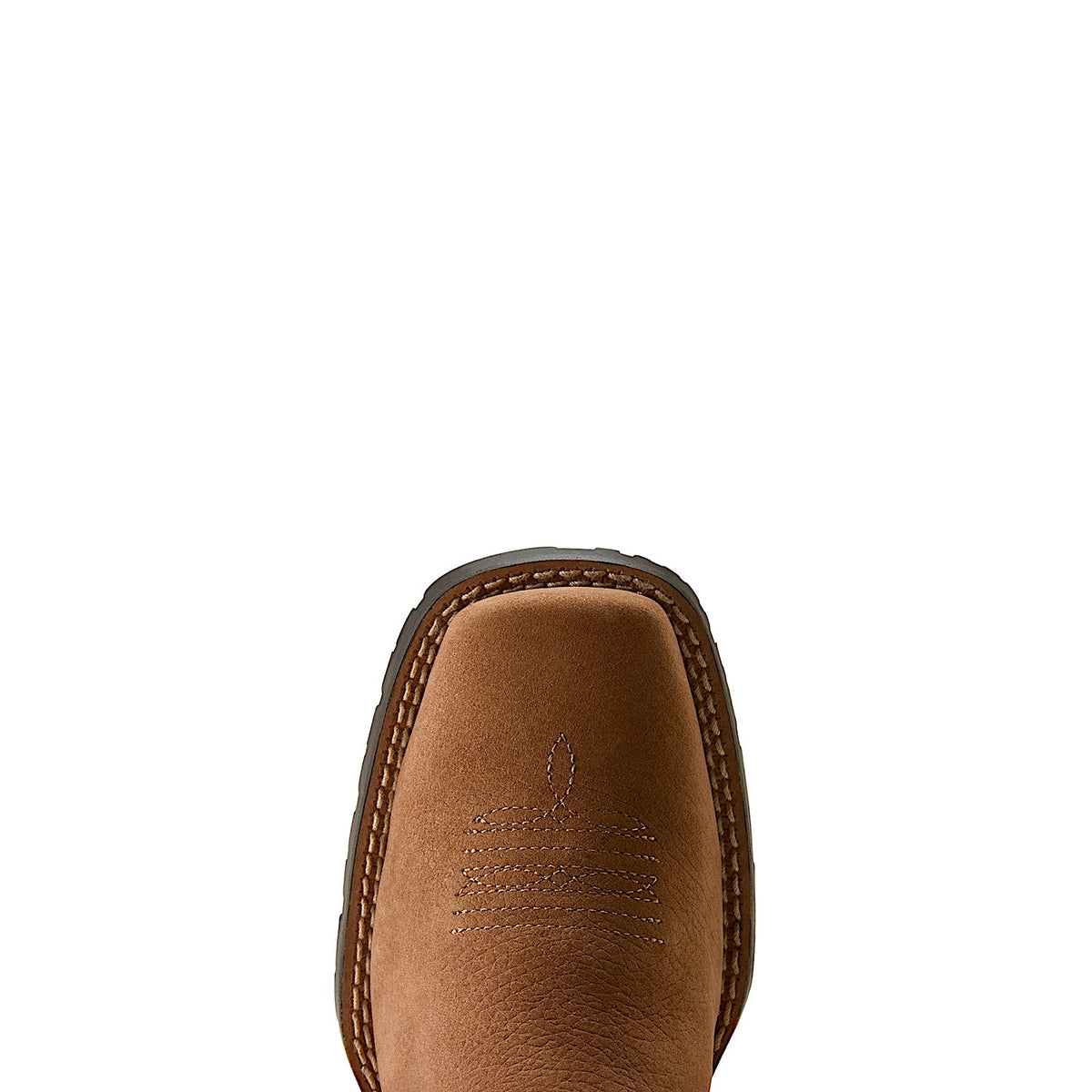 Ariat Kid's Hybrid Rancher Wide Square Toe Western Boot - Dusted Brown/Black