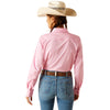 Ariat Women's Wrinkle Resistant Team Kirby Stretch Shirt - Prism Pink