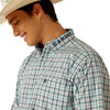 Ariat Men's Pro Series Team Lawrence Classic Fit Shirt - Aqua