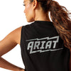 Ariat Womens Rebar Cotton Strong Bolt Sleeveless Tank - Black