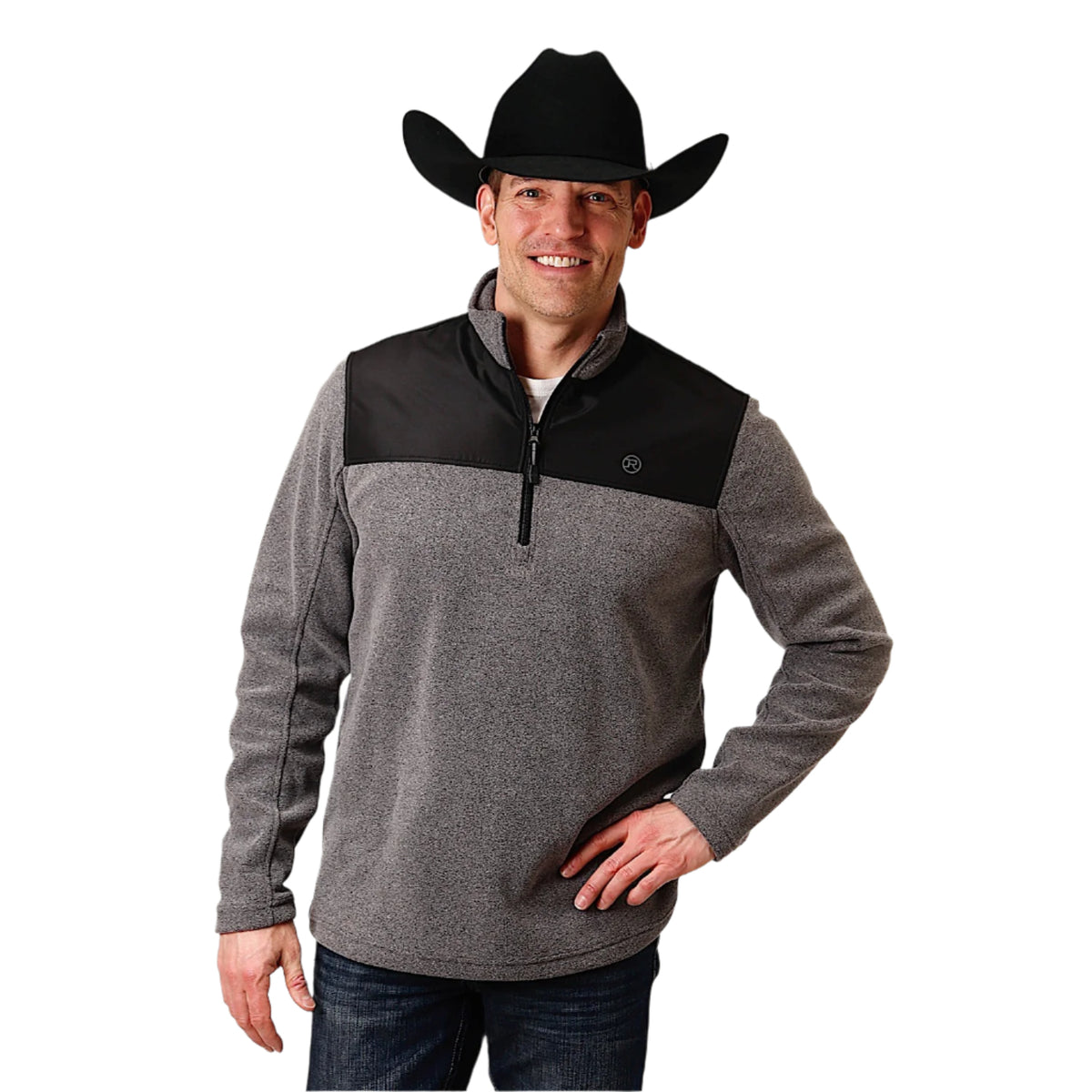 Roper Men’s Fleece Pullover - Grey