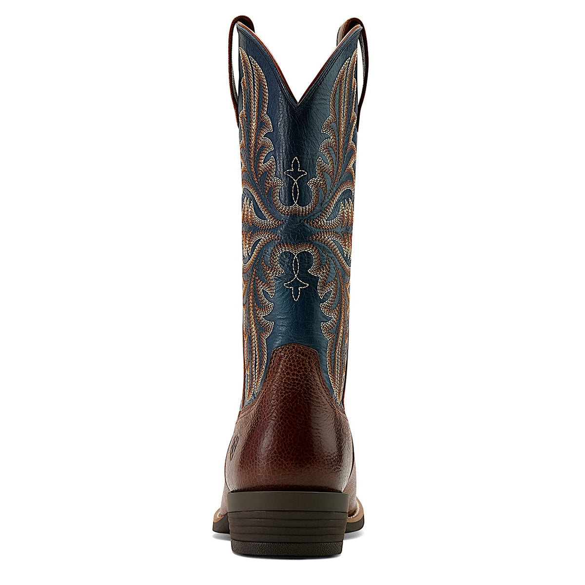 Ariat Men's Hustler Western Boot - Beasty Brown/Pacific Blue