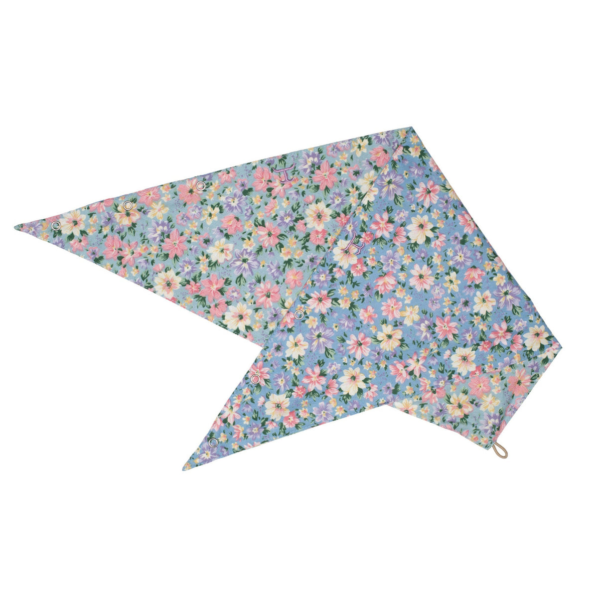 Just Country Carlee Double Sided Scarf - Blue Floral