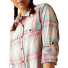 Ariat Women's Rebar Made Tough Durastretch Work Shirt - Vanilla Ice Plaid