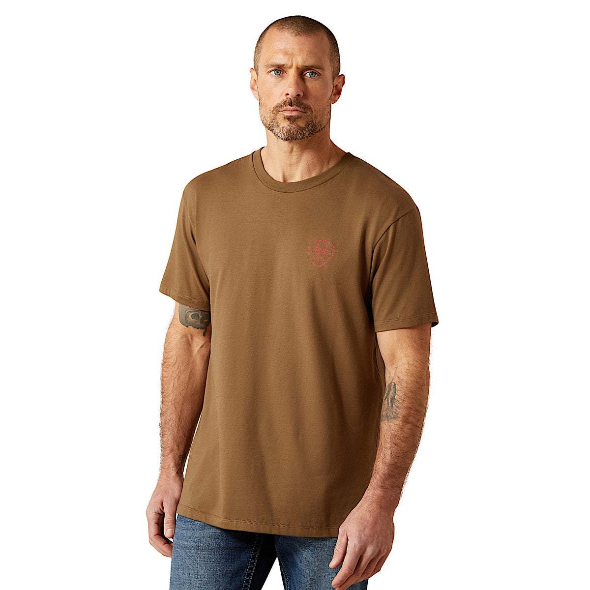 Ariat Men's Stone Arrowhead T-Shirt - Teak