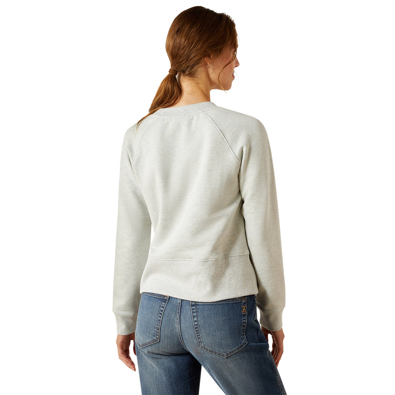 Ariat Women’s Martine Sweatshirt - Heather Grey