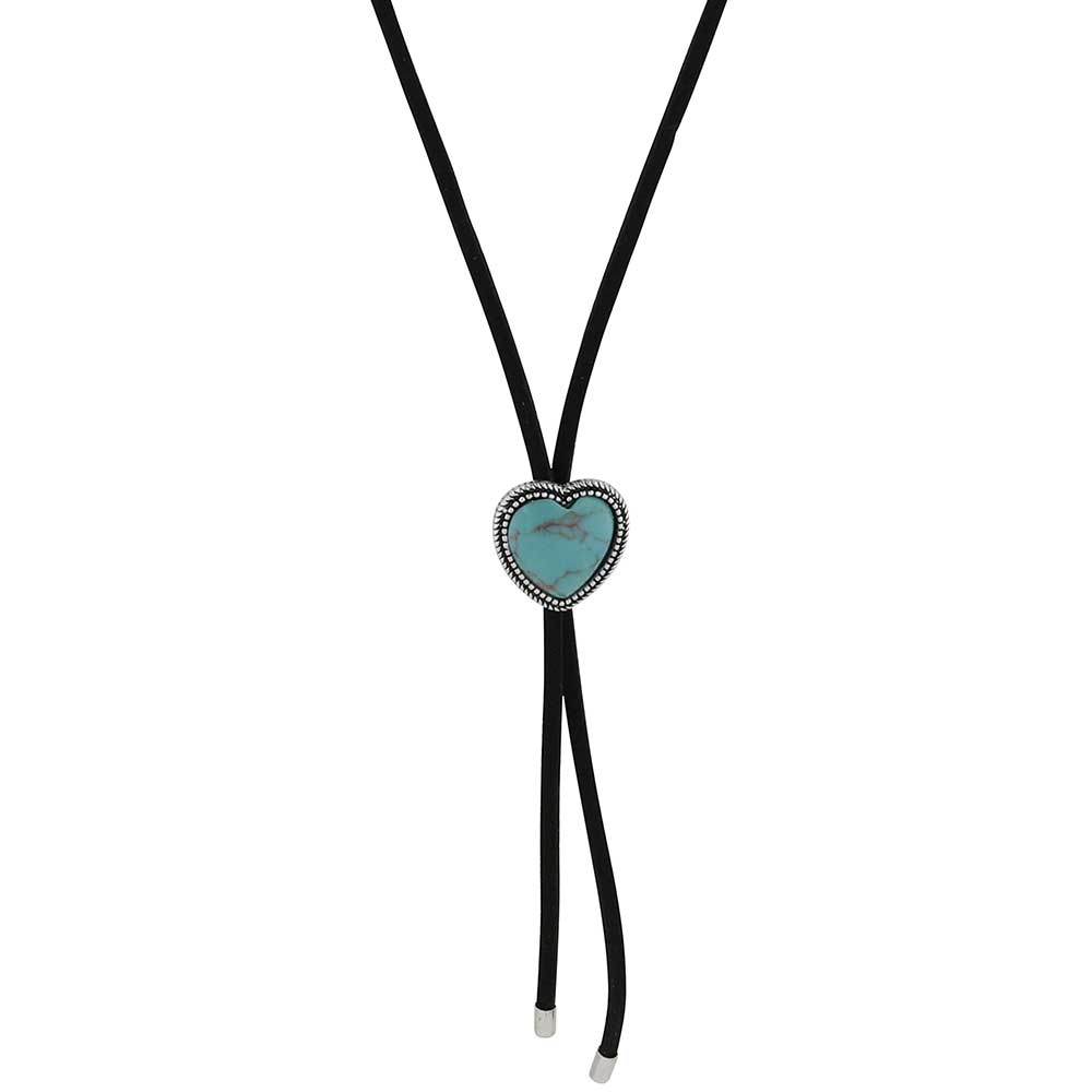 Montana Silversmiths Turquoise Has My Heart Bolo Tie