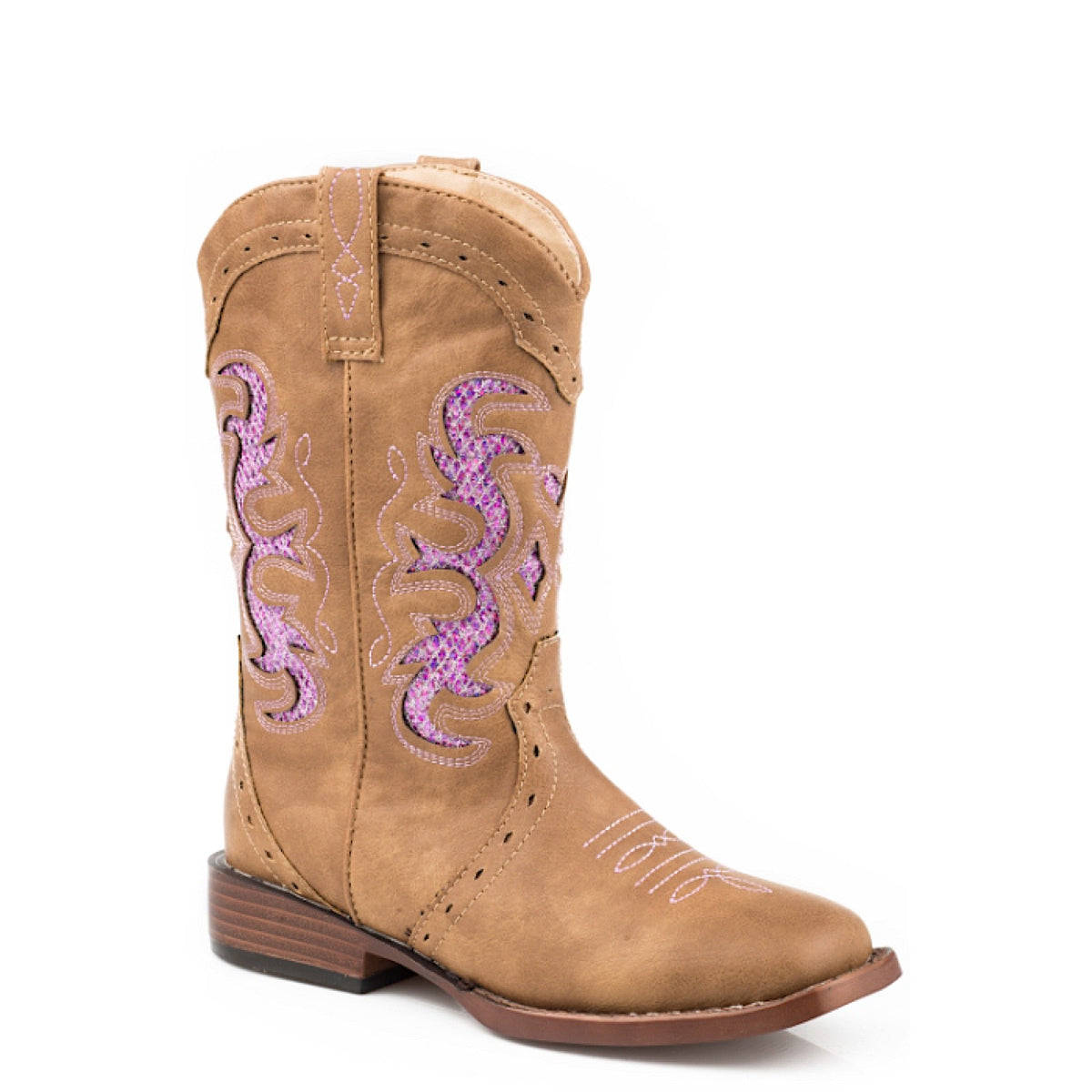 Roper LITTLE KIDS Lexi Western Boot - Tan