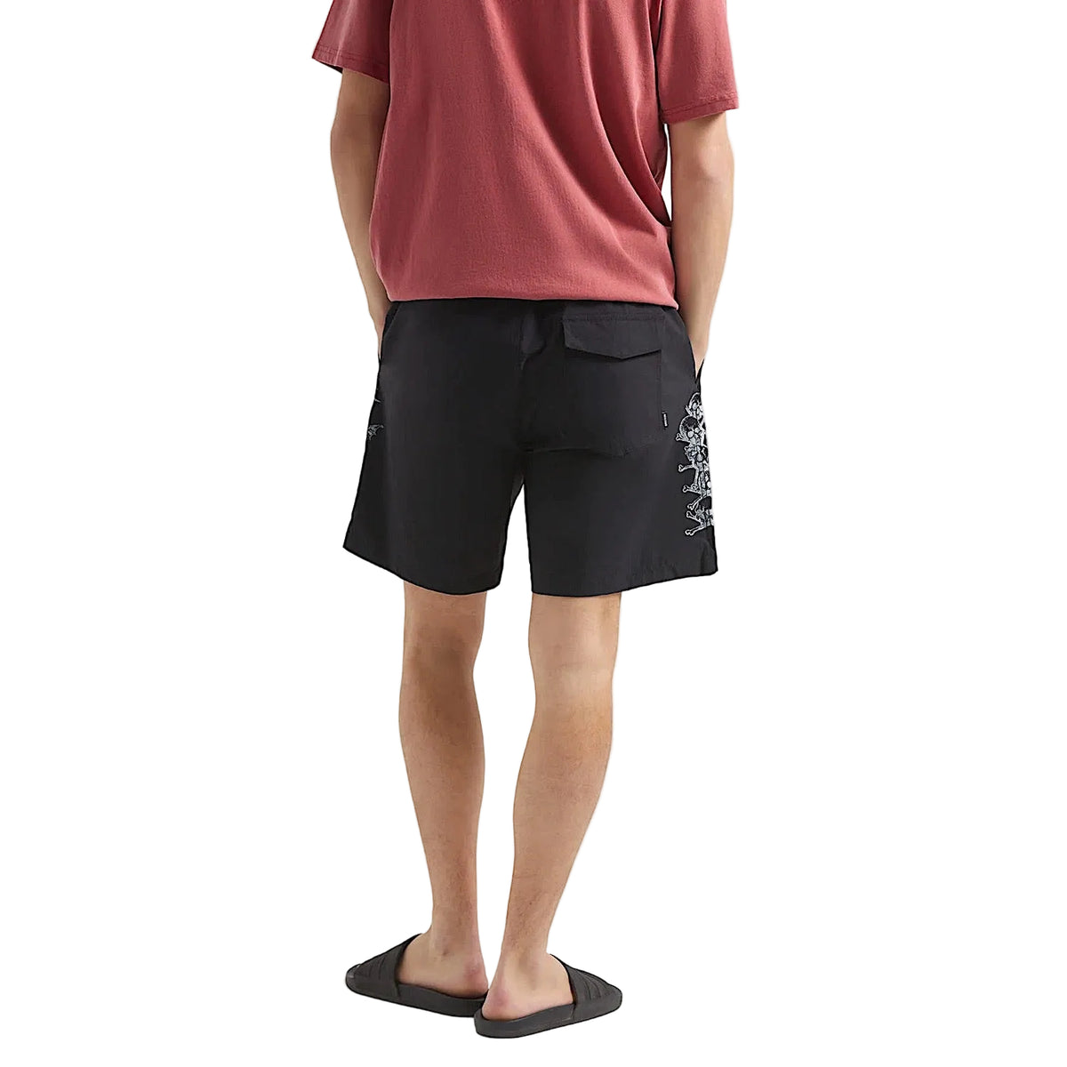 Brixton Men's Everyday Stretch Hybrid Short - Black/White