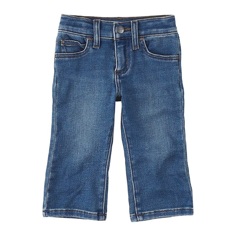 Wrangler All Around Baby/Toddler Ropin’ Western Jean Mid Blue