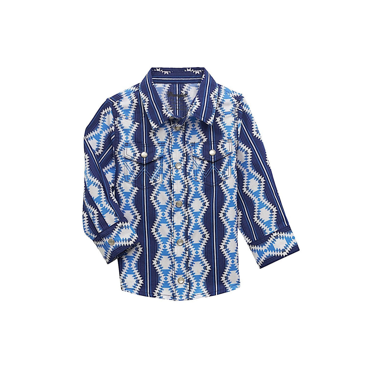 Wrangler Baby Boy’s Checotah Shirt -Sea Serape