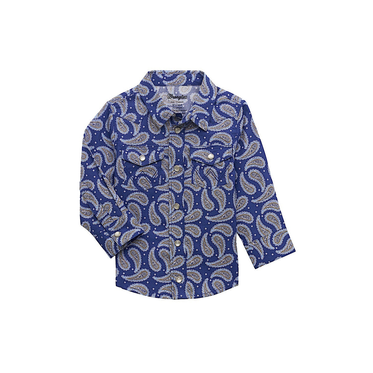 Wrangler Baby Boy’s Shirt -Paisley Blue