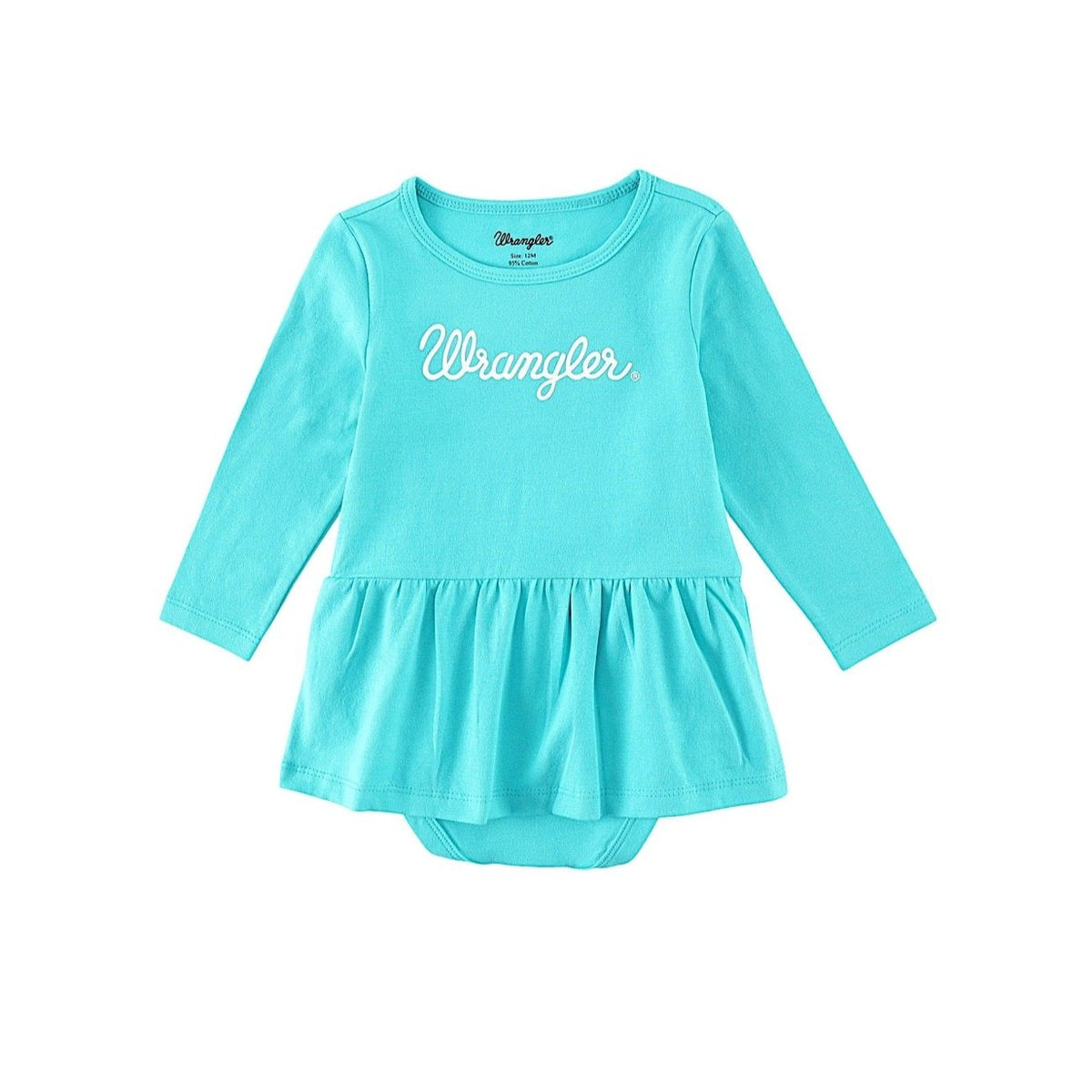 Wrangler Baby Girl’s Print Skirted Bodysuit - Blue