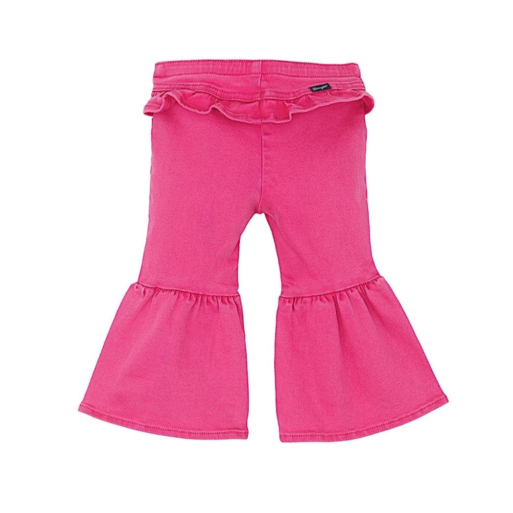 Wrangler Baby Girl’s Ruffle Bum Flare Jean - Delilah Pink