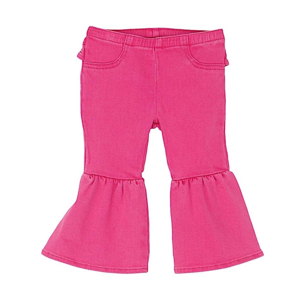 Wrangler Baby Girl’s Ruffle Bum Flare Jean - Delilah Pink