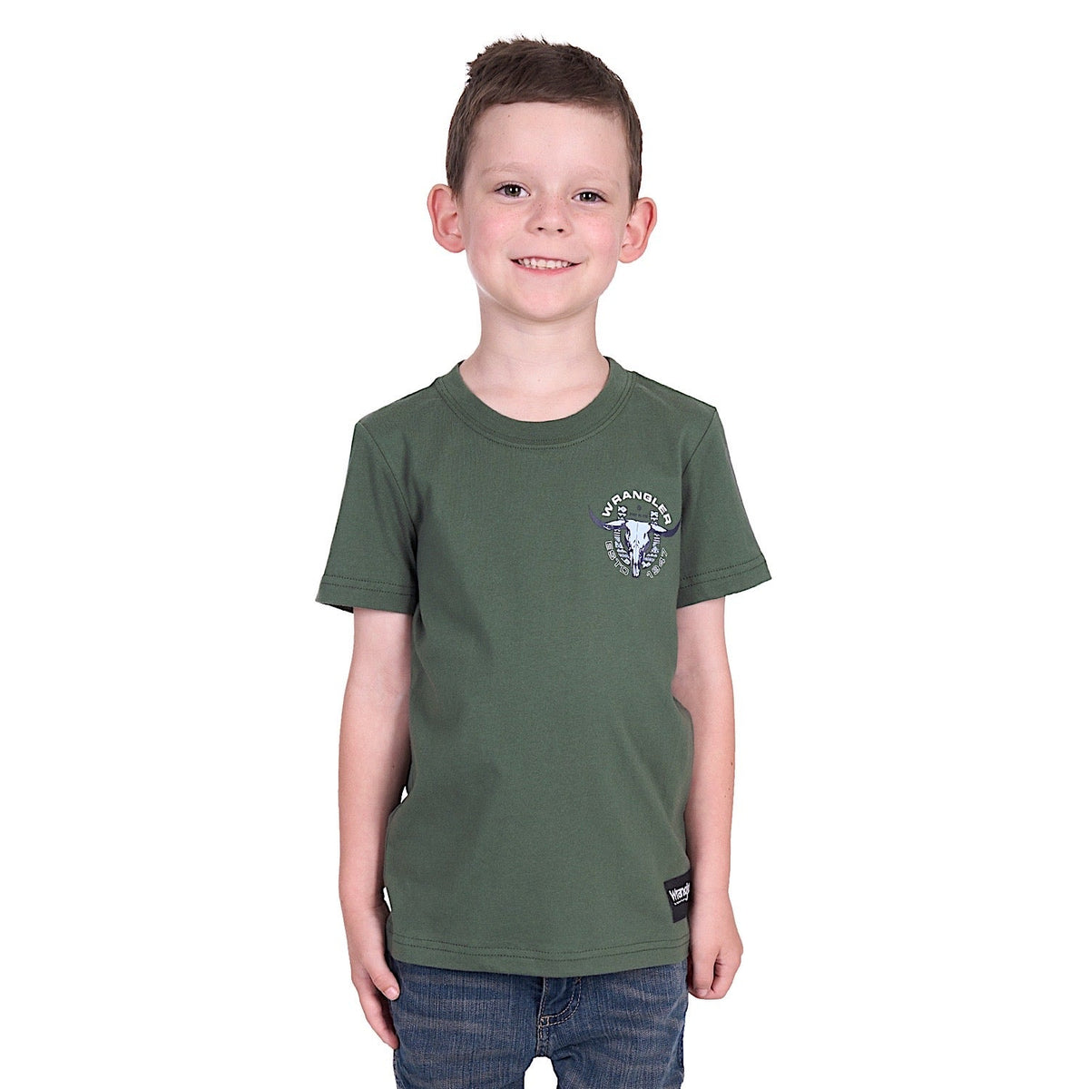 Wrangler Boy’s Henry Tee - Cypress