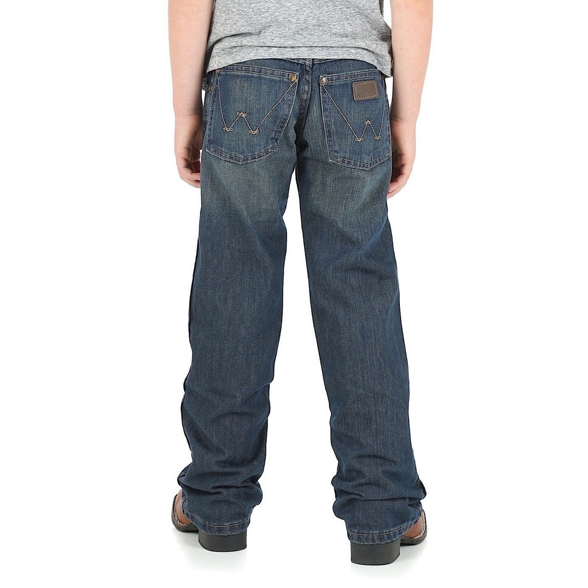 Wrangler Boy’s Junior Retro Western Relaxed Boot Jean Night Sky