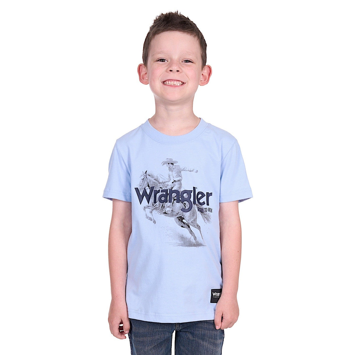 Wrangler Boy’s Lance Tee - Light Blue