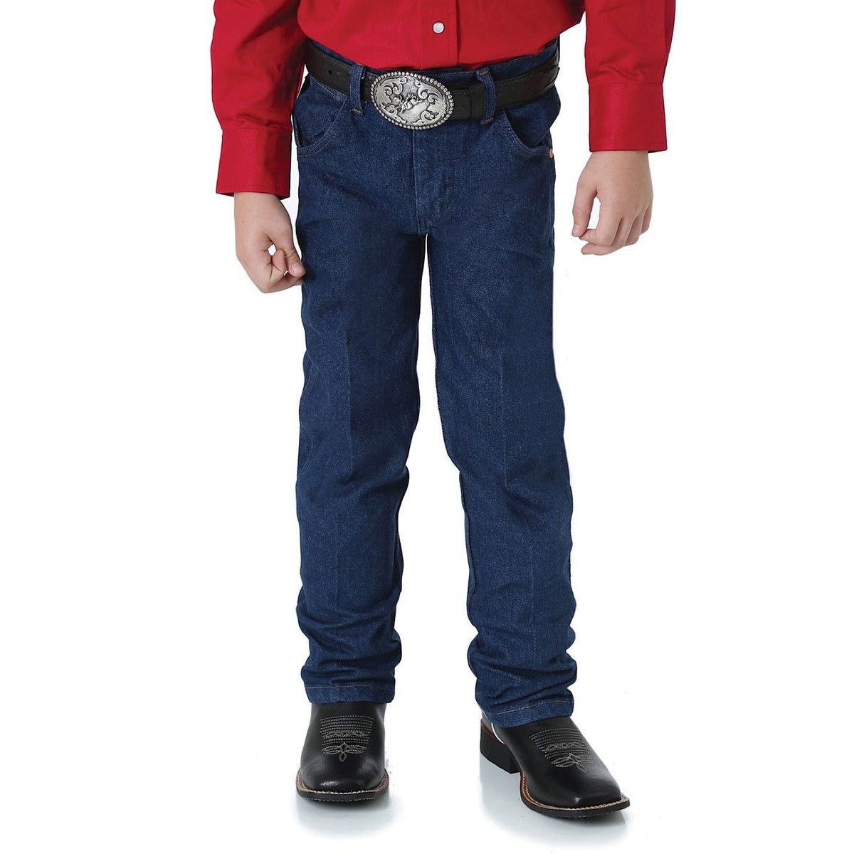 Wrangler Boy’s Original ProRodeo Slim Fit Jean - Pre-washed Indigo