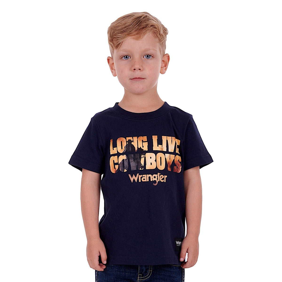 Wrangler Boys Payne Tee Navy