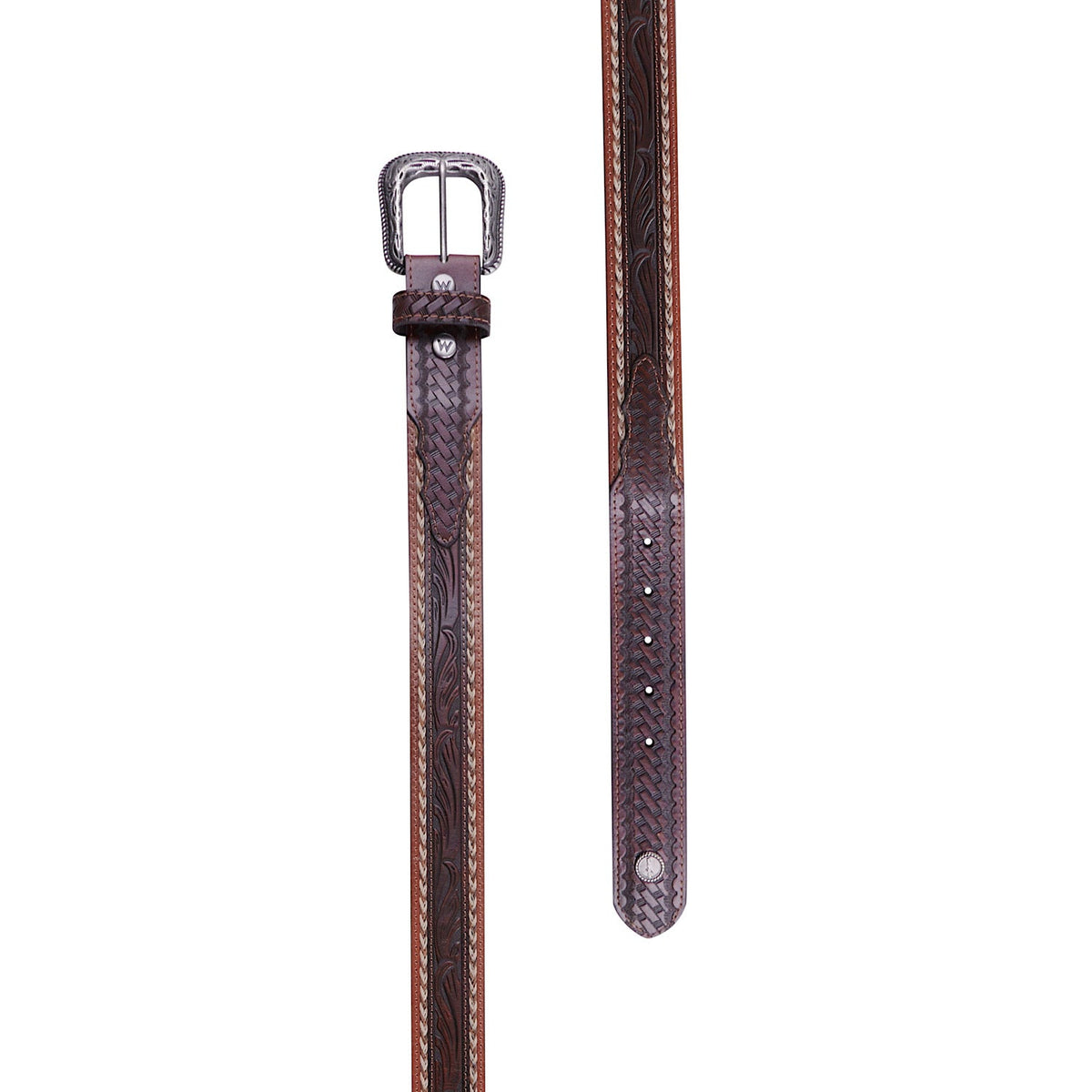 Wrangler Carden Belt Dark Tan