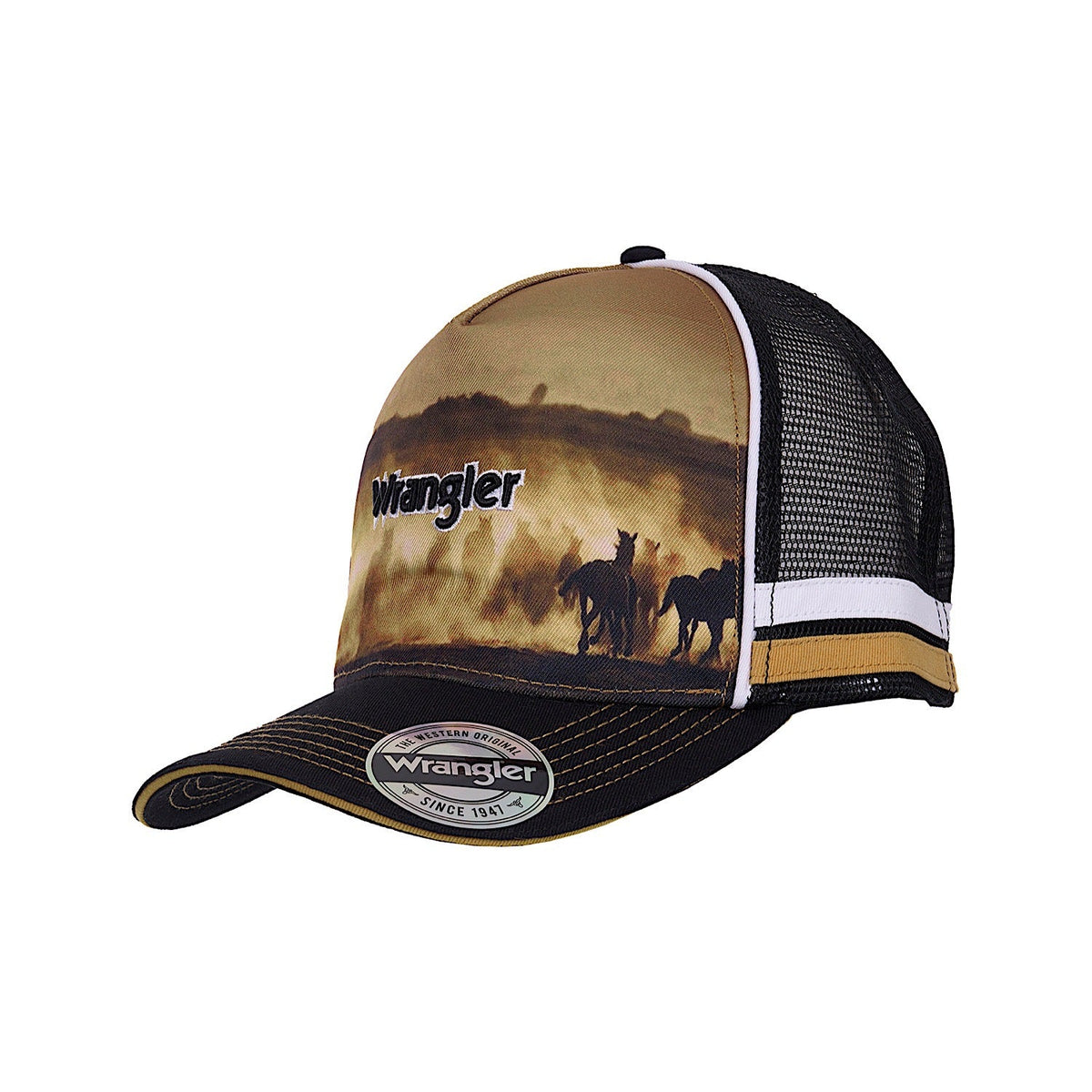 Wrangler Eddie HP Trucker Cap - Black/Multi