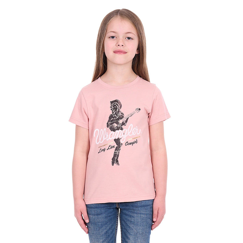 Wrangler Girl’s Adriana T-Shirt - Rose