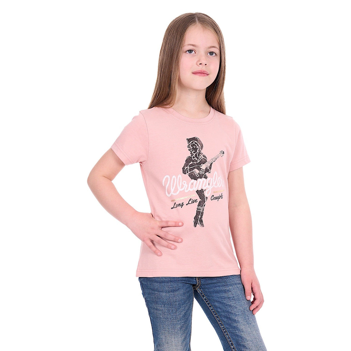 Wrangler Girl’s Adriana T-Shirt - Rose