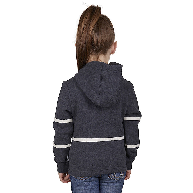 Wrangler Girl’s Cathie Pullover Hoodie - Charcoal