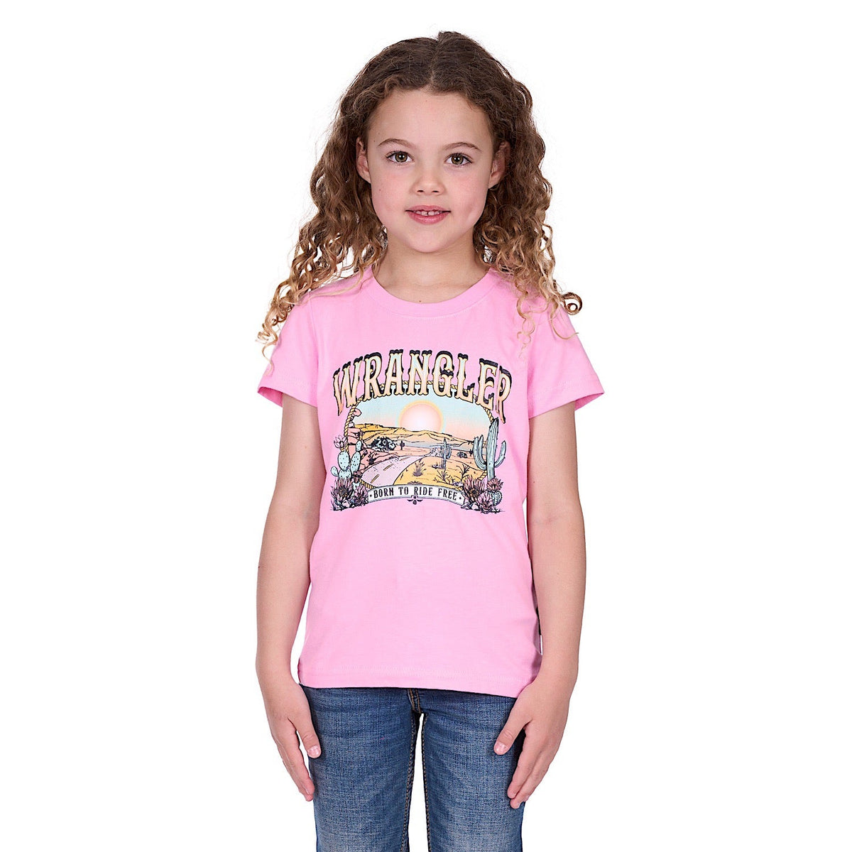 Wrangler Girl’s Cherie Tee - Pink