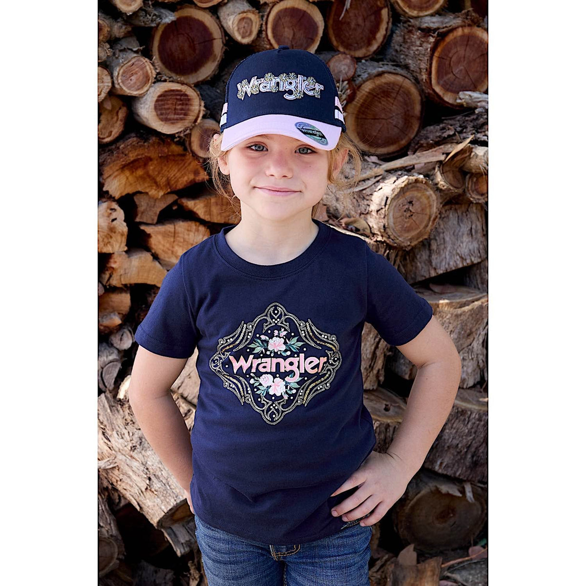 Wrangler Girl’s Darcy Tee Navy