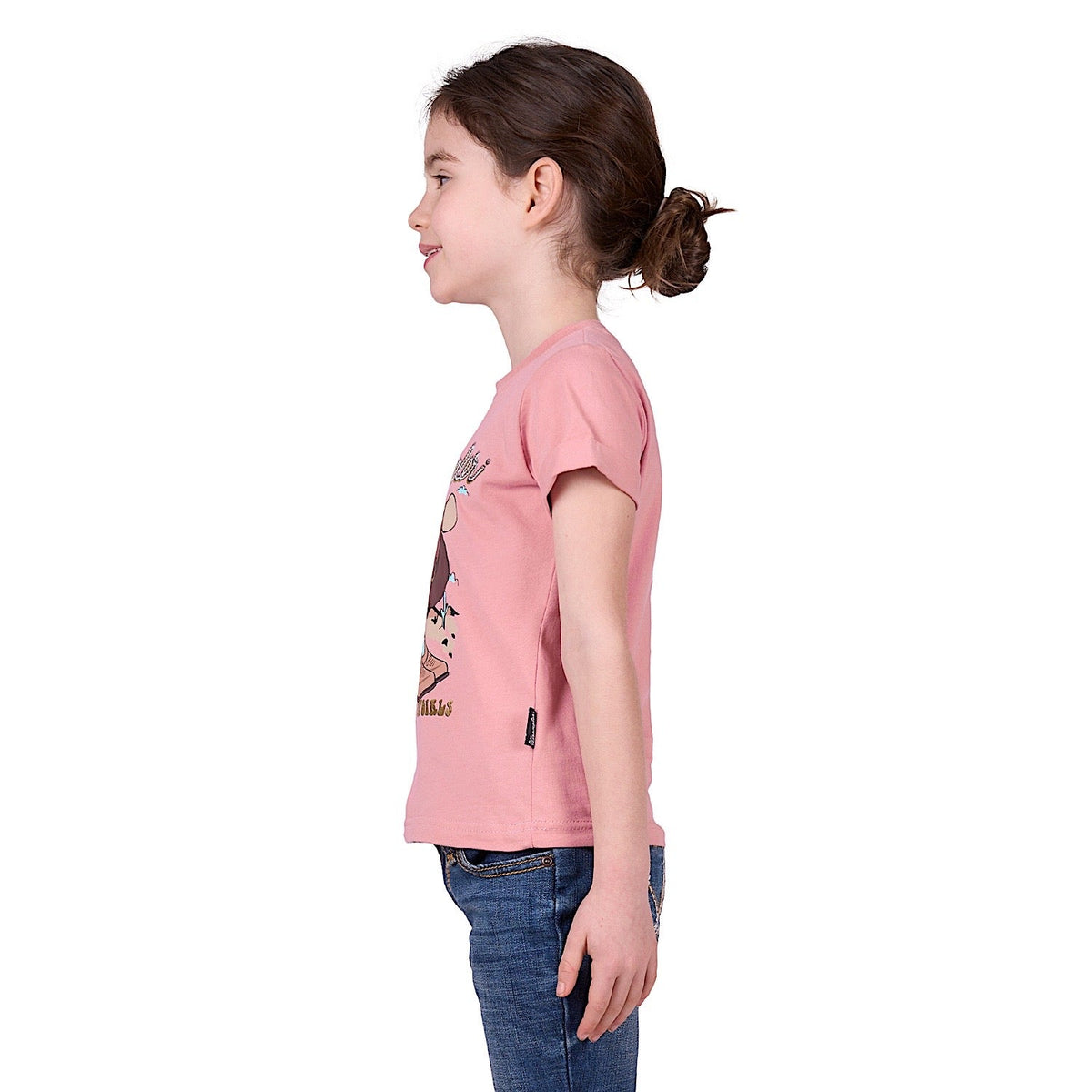 Wrangler Girl’s Giselle Short Sleeve Tee - Pink