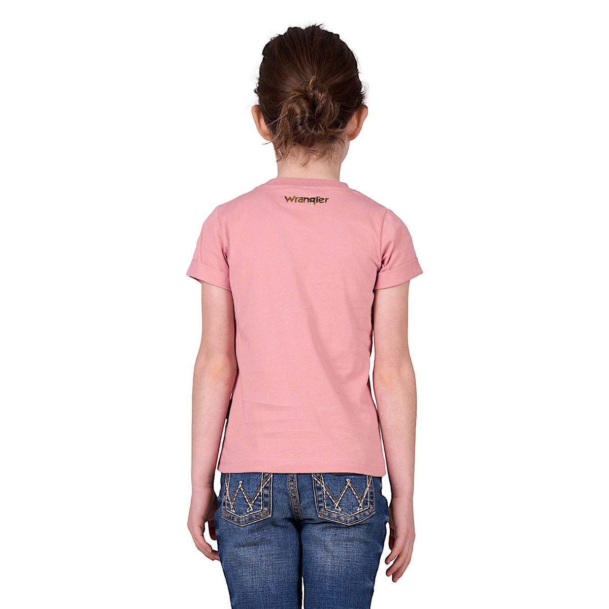 Wrangler Girl’s Giselle Short Sleeve Tee - Pink