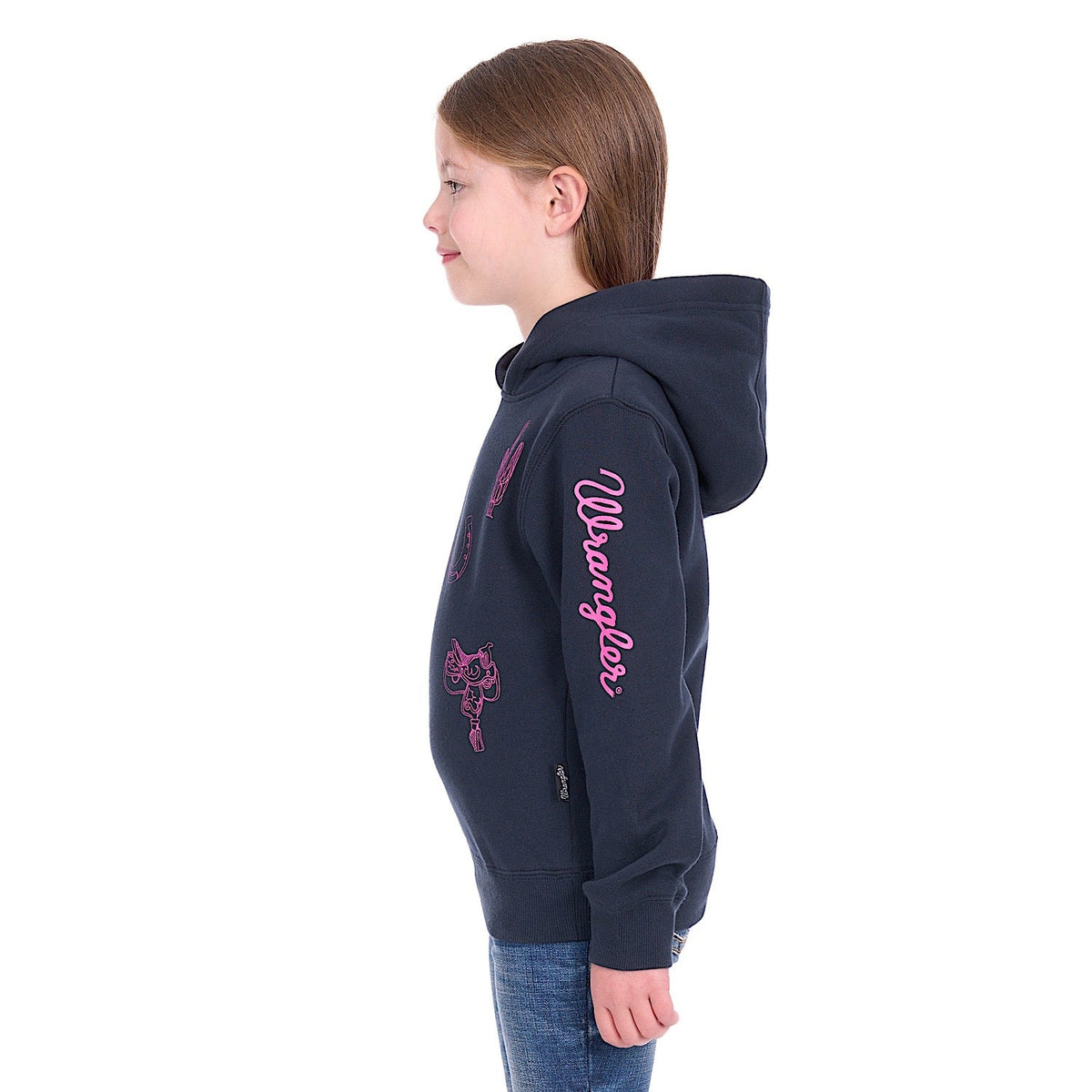 Wrangler Girl’s Mallory Hoodie - Navy