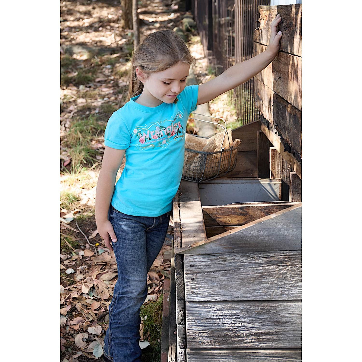 Wrangler Girl’s Pippa Tee Aqua