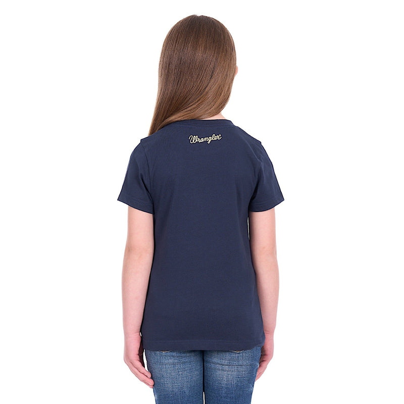 Wrangler Girl’s Vanessa T-Shirt - Navy