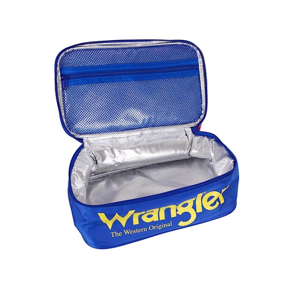 Wrangler Iconic Lunch Bag Blue/Yellow