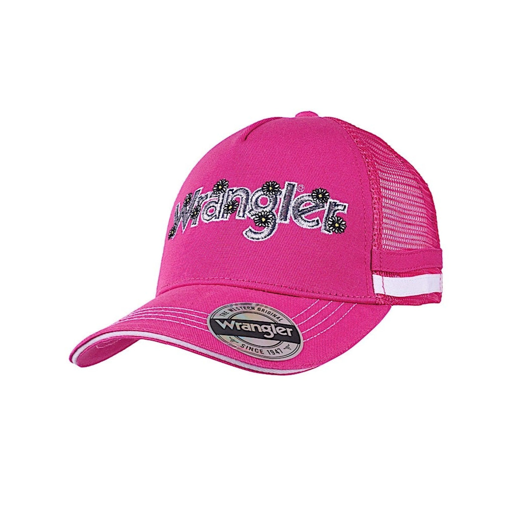 Wrangler Kid’s Lauren Trucker Cap - Pink