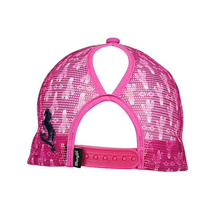 Wrangler Kid’s Luna Hp Ponytail Cap Pink/Navy