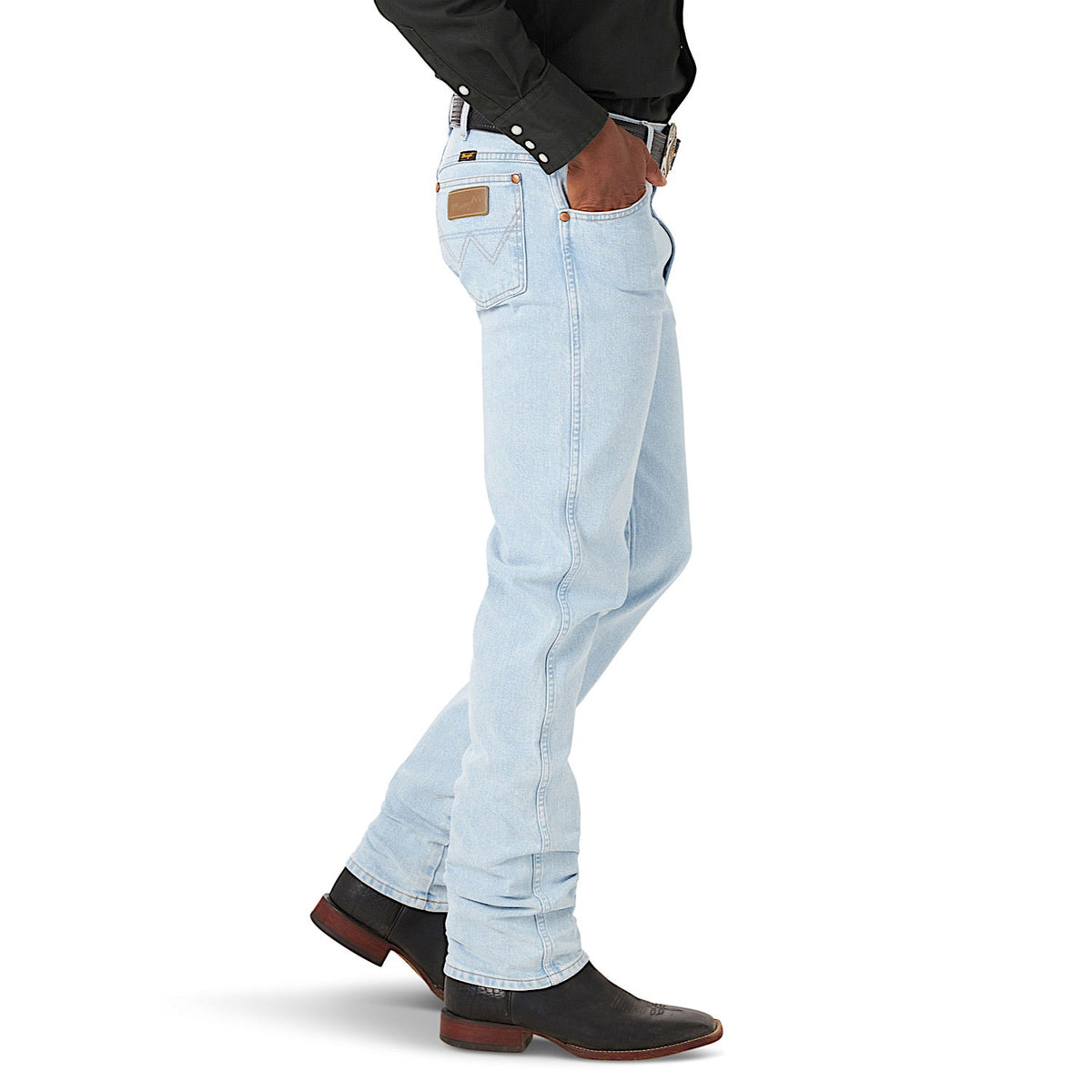 Wrangler Men’s Active Flex Original Fit Jean - Bleach