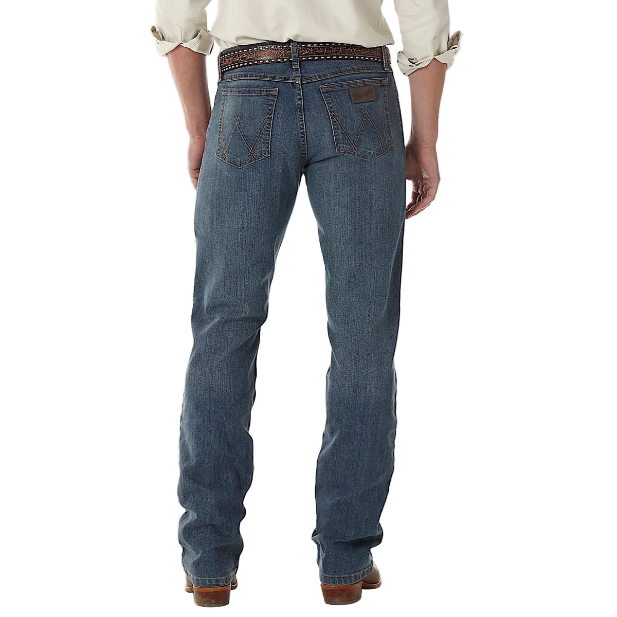 Wrangler Men’s Advanced Comfort Competition Regular Fit Jean - Barrel